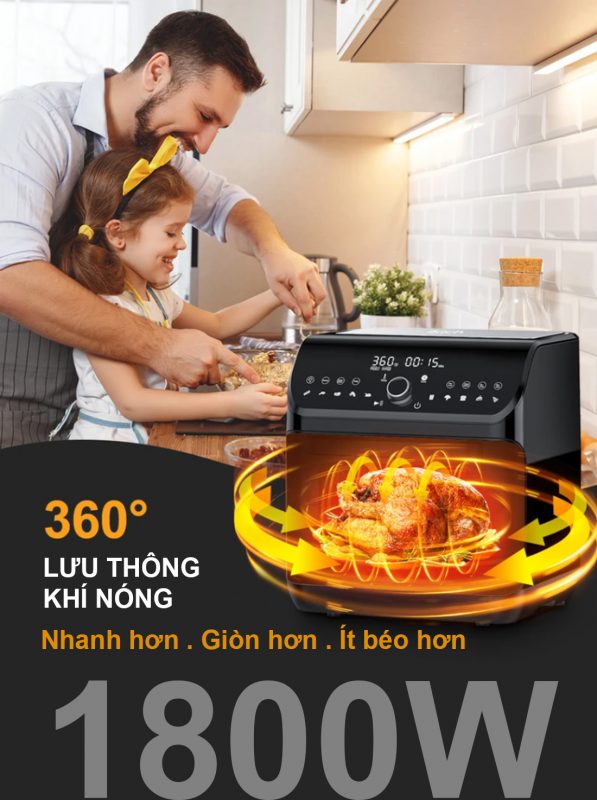 Nồi chiên không dầu KALITE Q12